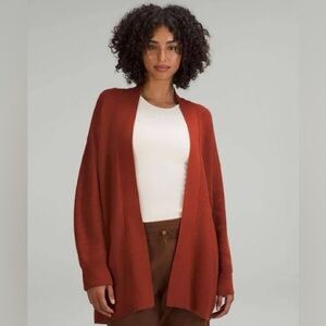 Lululemon Cozy Open-Front Sweater